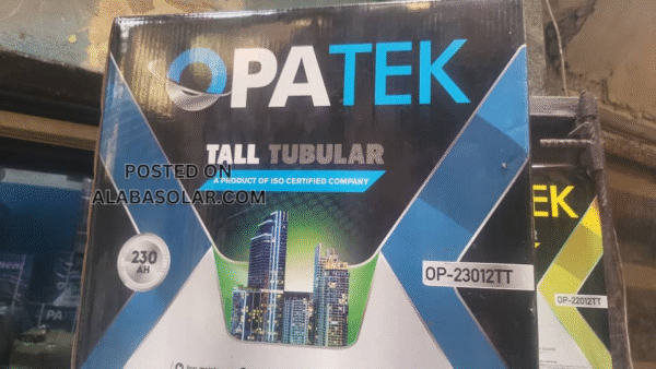 230Ah Opatek Tubular Battery