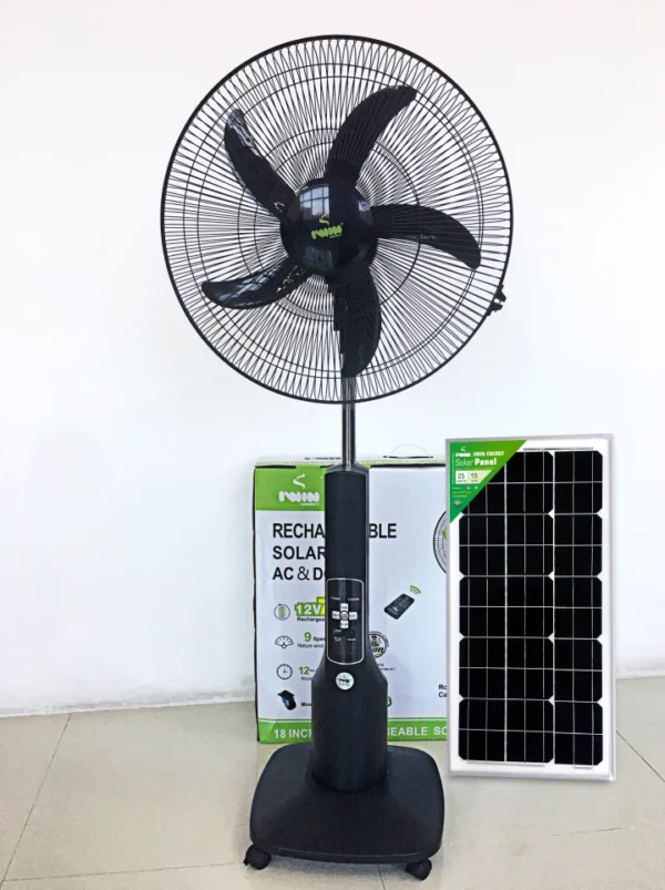 Iwin Rechargeable Solar Fan
