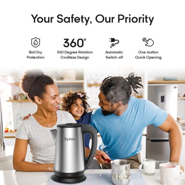 Syinix 2.2L Electric Kettle - Image 8
