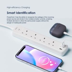 Oraimo PowerHub 2 Smart Fast Charging 3 USB Ports Extension Socket